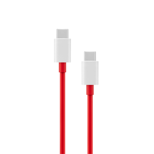 OnePlus Type-C to Type-C Cable | SUPERVOOC 65W | Warp Charge | 1M & 1.5M | Red