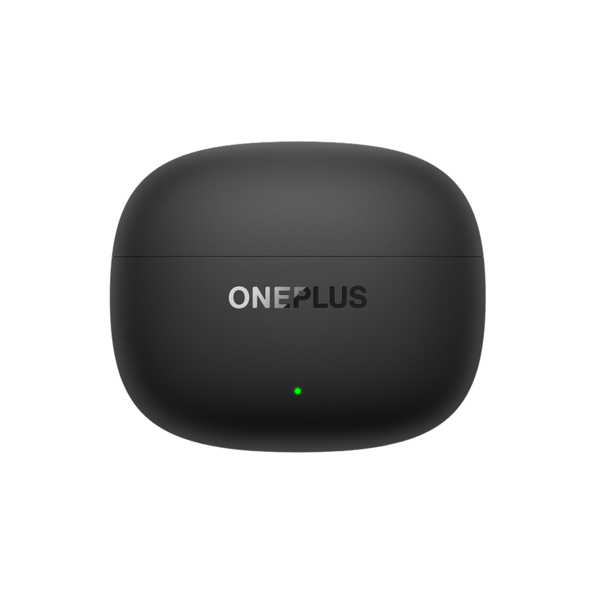 Front view of OnePlus Nord Buds 4 Pro black charging case