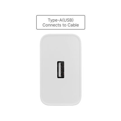 OnePlus SUPERVOOC 80W Power Adapter with USB Type-A port for charging cable connection