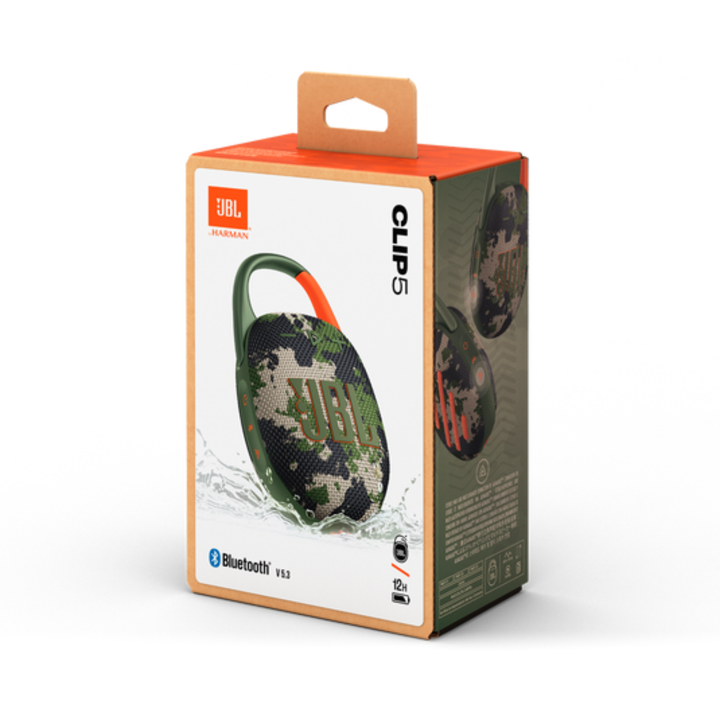 JBL Clip 5 | Ultra-Portable Bluetooth Speaker | IP67 Waterproof | 15Hr Battery | Auracast