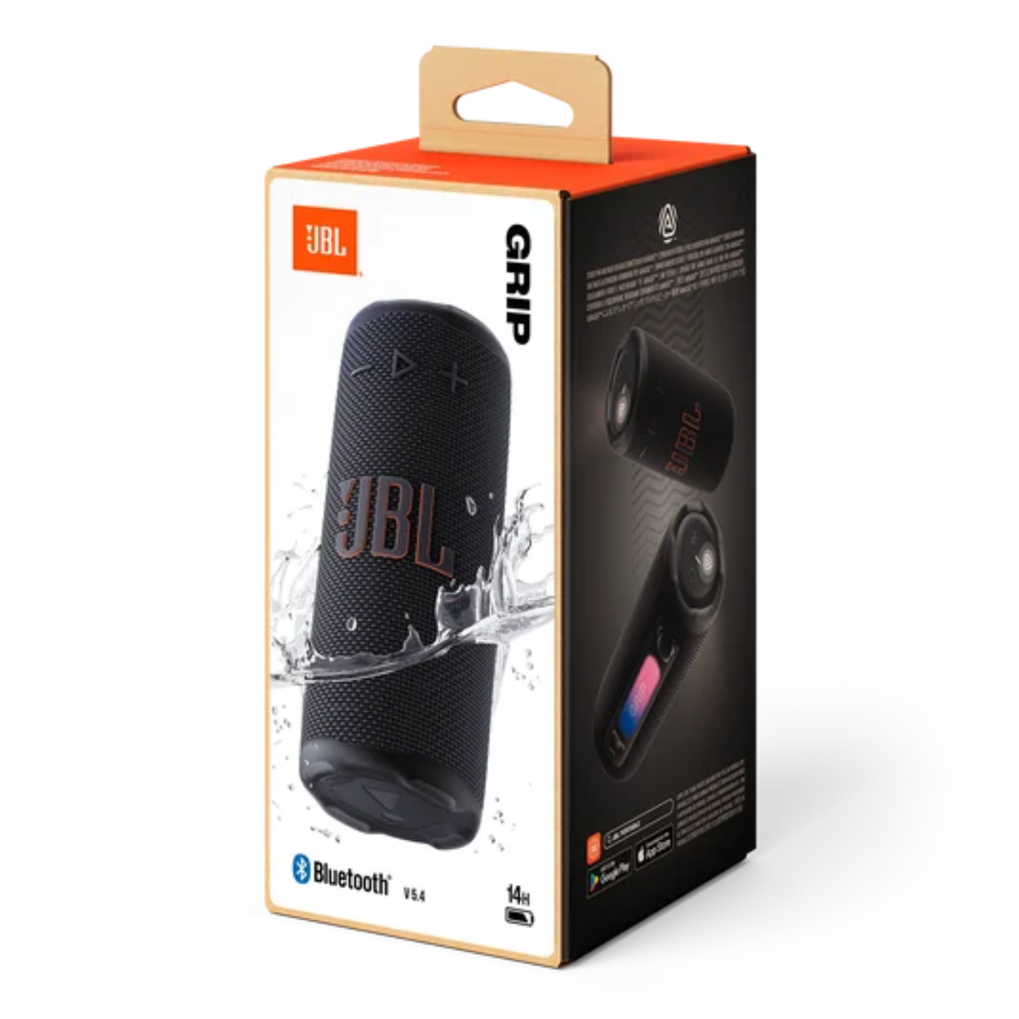 JBL Grip | Compact Bluetooth Speaker | IP68 Drop-Proof | 14Hr Battery | Ambient Light