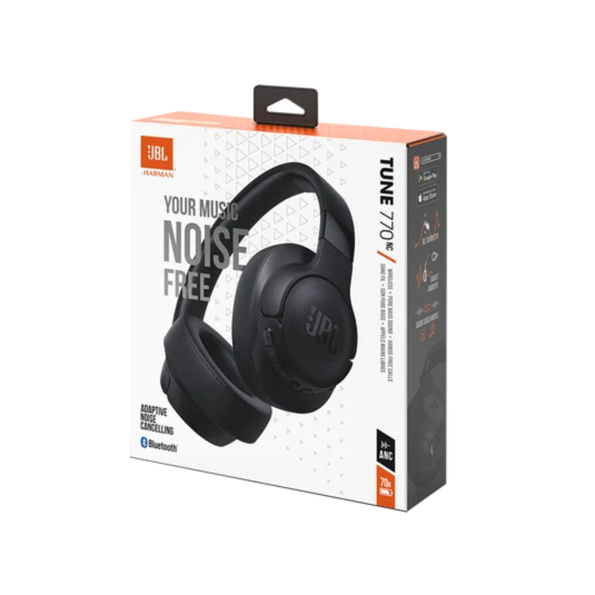 JBL Tune 770NC | Over-Ear Headphones | Adaptive ANC | JBL Pure Bass | 70Hr