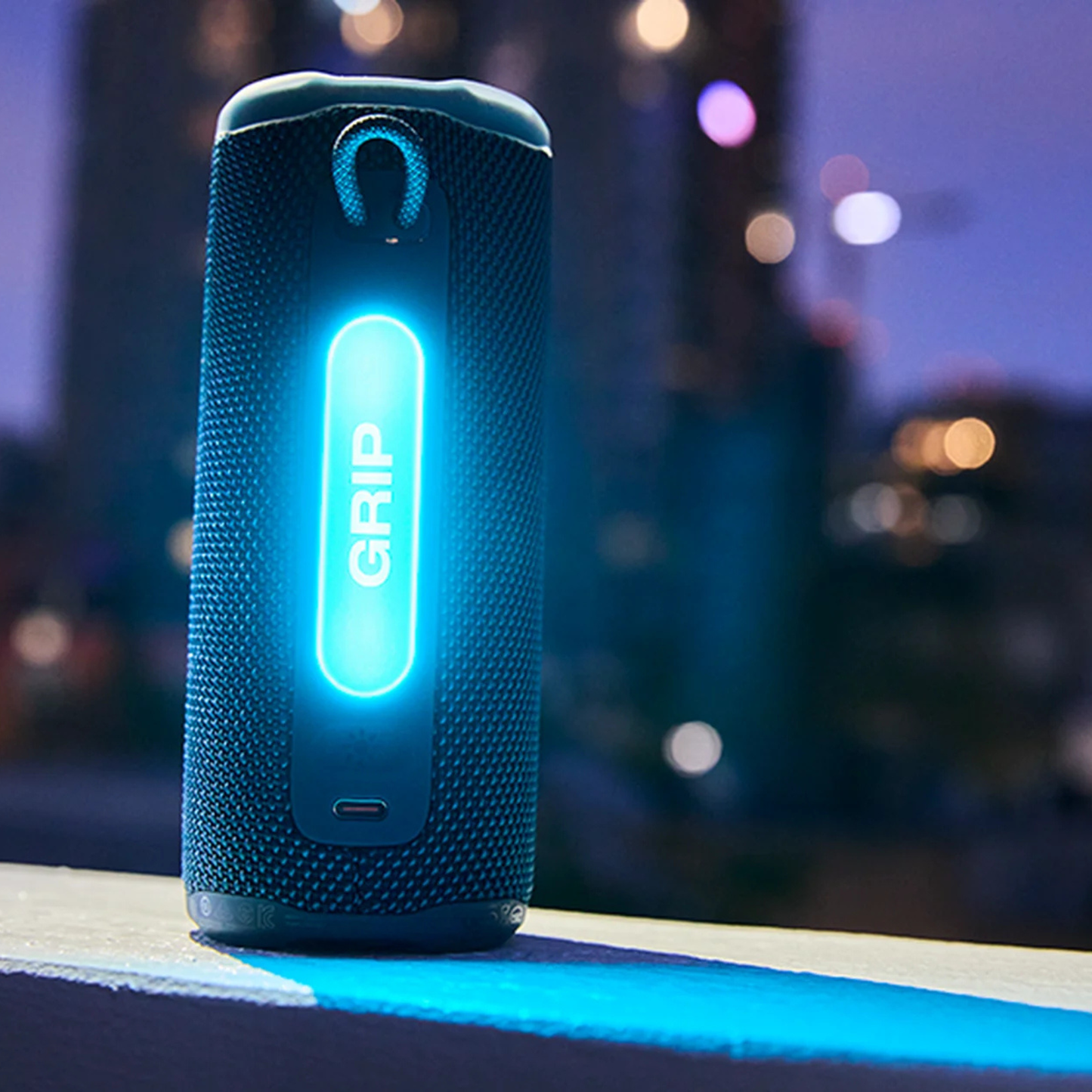 JBL Grip | Compact Bluetooth Speaker | IP68 Drop-Proof | 14Hr Battery | Ambient Light