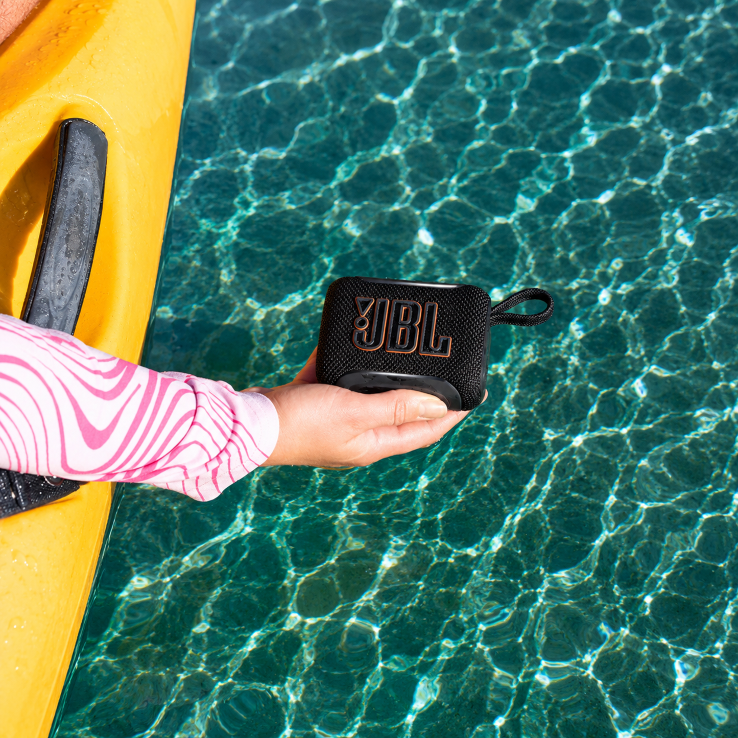 JBL Go 5 | Ultra-Portable Bluetooth Speaker | IP68 Drop-Proof | 10Hr Battery | Ambient Light
