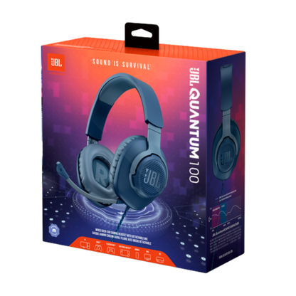 JBL Quantum 100 | Wired Gaming Headset | QuantumSOUND | Detachable Mic | All Platform