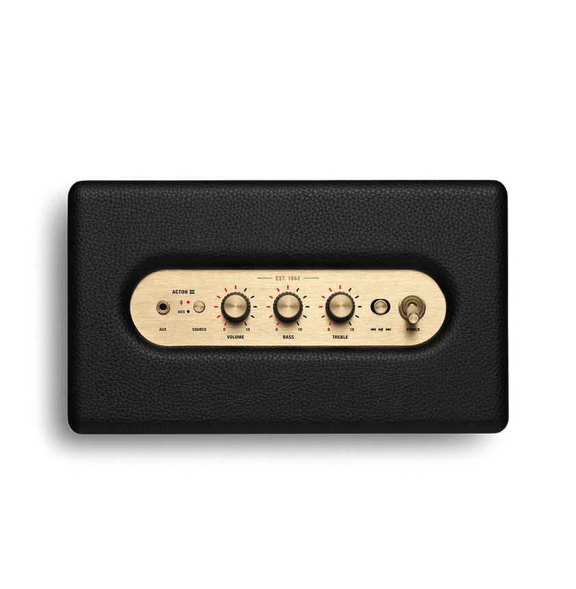 Iconic Design Meets Exceptional Sound with Marshall Acton 3 Wireless Bluetooth Home Speaker