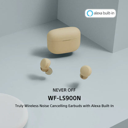 Sony WF-LS900N Truly Wireless Noise Cancelling Earbuds with Charging Case