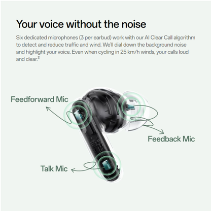 OnePlus Nord Buds 4 Wireless Bluetooth Earbuds | 54H Battery | 12mm Dynamic Drivers | AI Noise Cancellation | Spatial Audio | Bluetooth 6.1