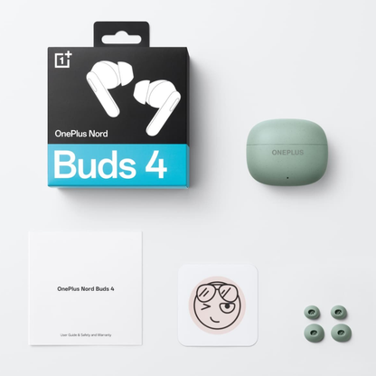 OnePlus Nord Buds 4 Wireless Bluetooth Earbuds | 54H Battery | 12mm Dynamic Drivers | AI Noise Cancellation | Spatial Audio | Bluetooth 6.1